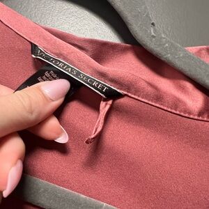 XS Blush Victorias Secret Silky Robe